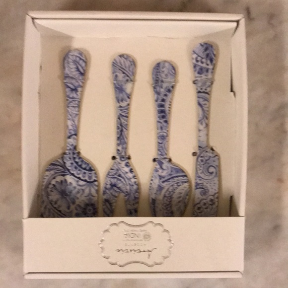 NEW-Artistic Accents-Hand painted Metal Cheese 🧀 Knife Set - Picture 6 of 8